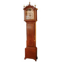 New England 8 Day Time and Strike Tall Case Clock