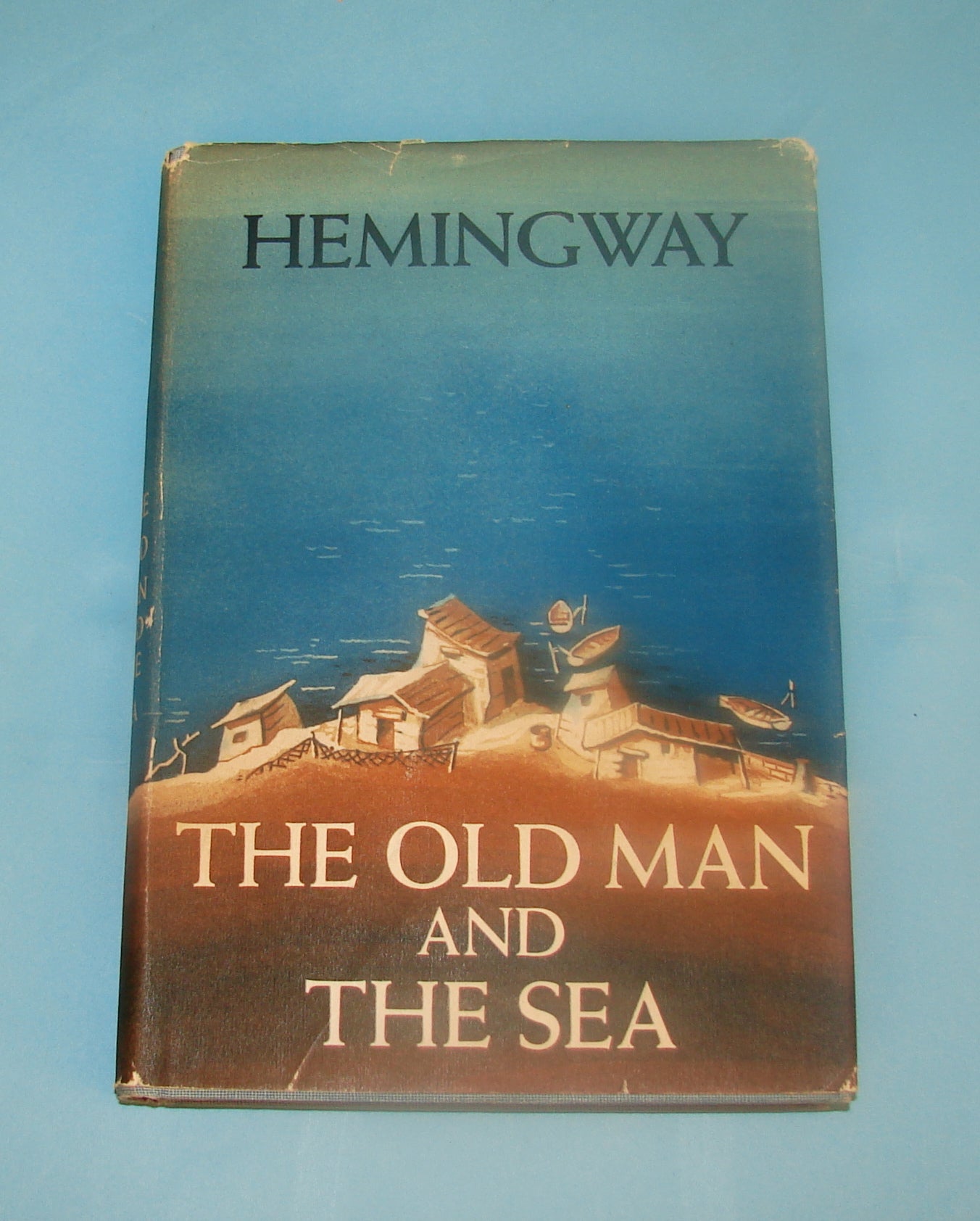 First Edition Hemingway's Book "The Old Man and the Sea"