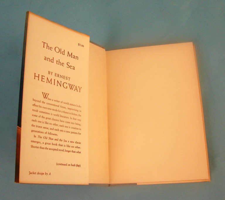 Hemingway First Edition The Old Man and the Sea 1