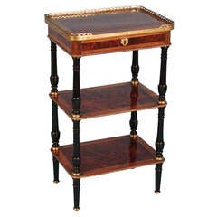 French Etagere Made and Signed by Paul Sormani
