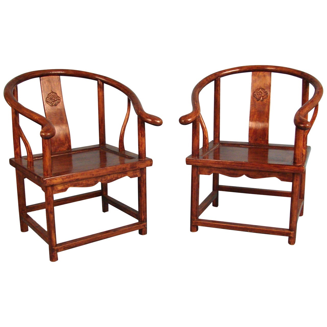 Pair of Chinese Child's Chairs