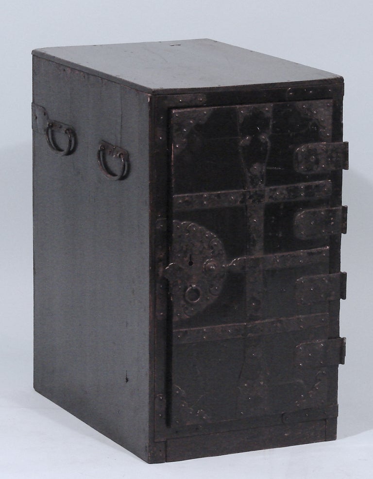 Japanese Merchant or Banker's Safe 'Zenibako'