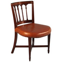 English Regency Mahogany Desk Chair