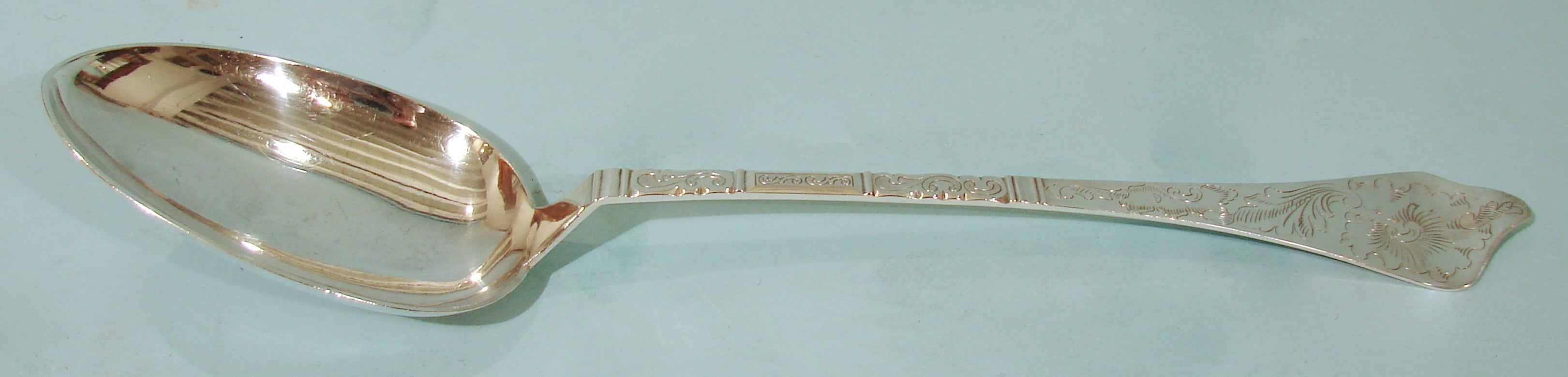 Hallmarked Sterling Silver Serving Spoon