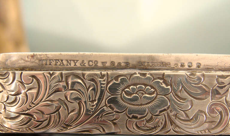 Tiffany & Company Sterling Case In Excellent Condition In San Francisco, CA