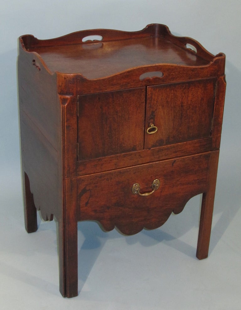 Mahogany Bedside Commode at 1stdibs