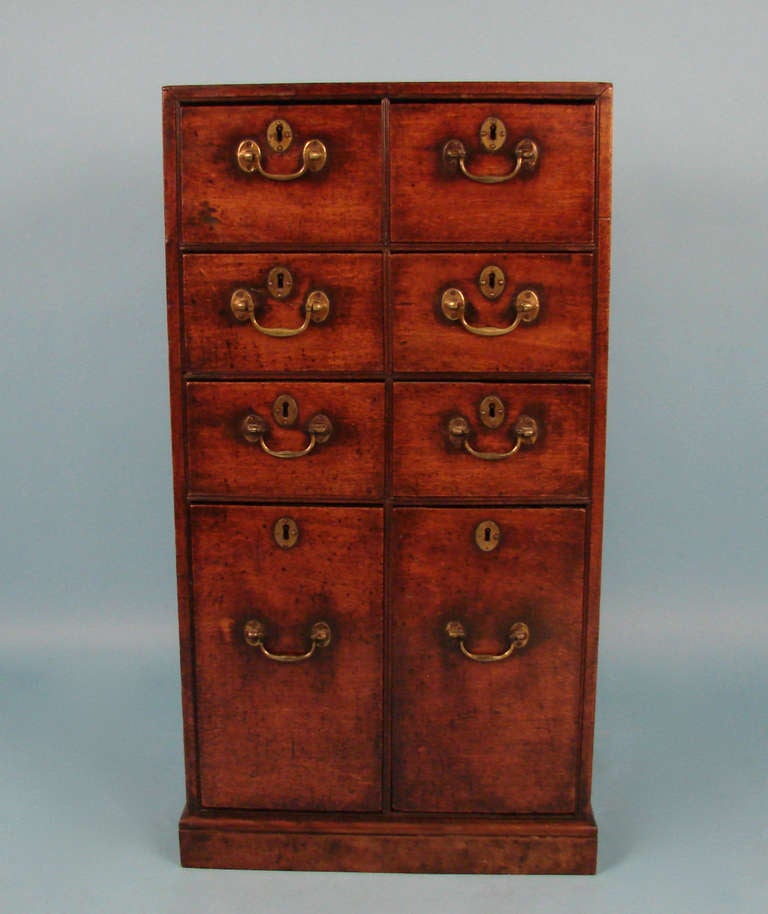 Unusual Georgian 8 Drawer Chest
