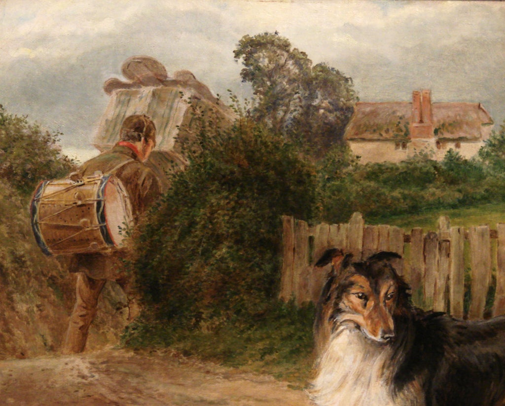 19th Century Charming Oil on Canvas by Alfred W. Cooper