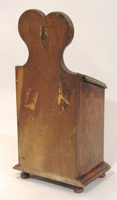 Louis XV Walnut Pipe Box 1