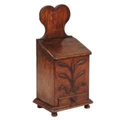 Antique Louis XV Walnut Pipe Box