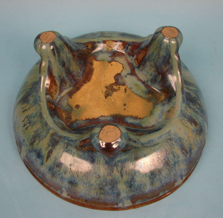 American Fulper Art Pottery Footed Bowl