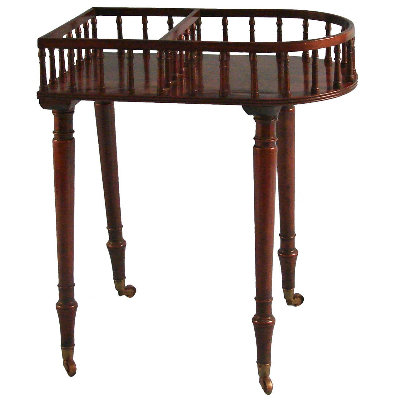 Mahogany Plate and Cutlery Holder For Sale at 1stdibs