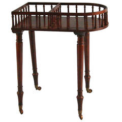 Georgian Mahogany Plate and Cutlery Holder 8