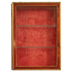 Rosewood Gilt Metal Mounted Small Display Case