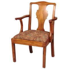 Georgian Provincial Walnut Armchair