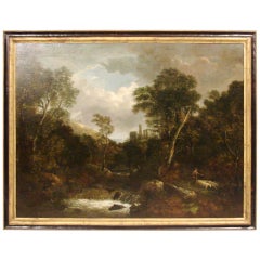 Extensive Oil on Canvas Landscape