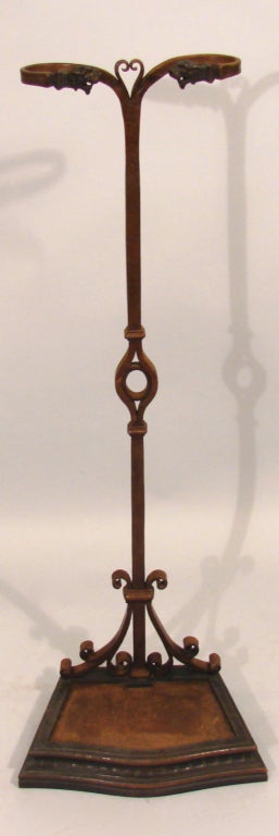 Large Scale Set of 3 Renaissance Style Fire Tools and Stand