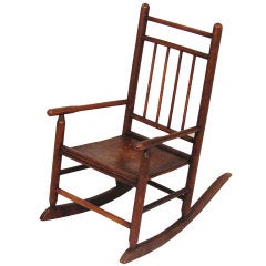 Antique American 19th Century Child's Rocking Chair