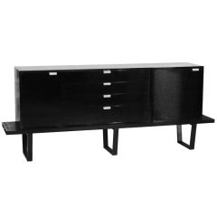 George Nelson Ebonized Bench and Sideboard for Herman Miller