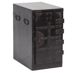 Antique Japanese Merchant or Banker's Safe 'Zenibako'