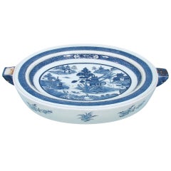 Large Oval Canton Warming Dish