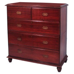 Anglo-Indian Rosewood Campaign Chest
