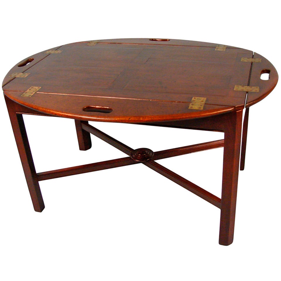 Regency Mahogany Butler's Table on Later Stand