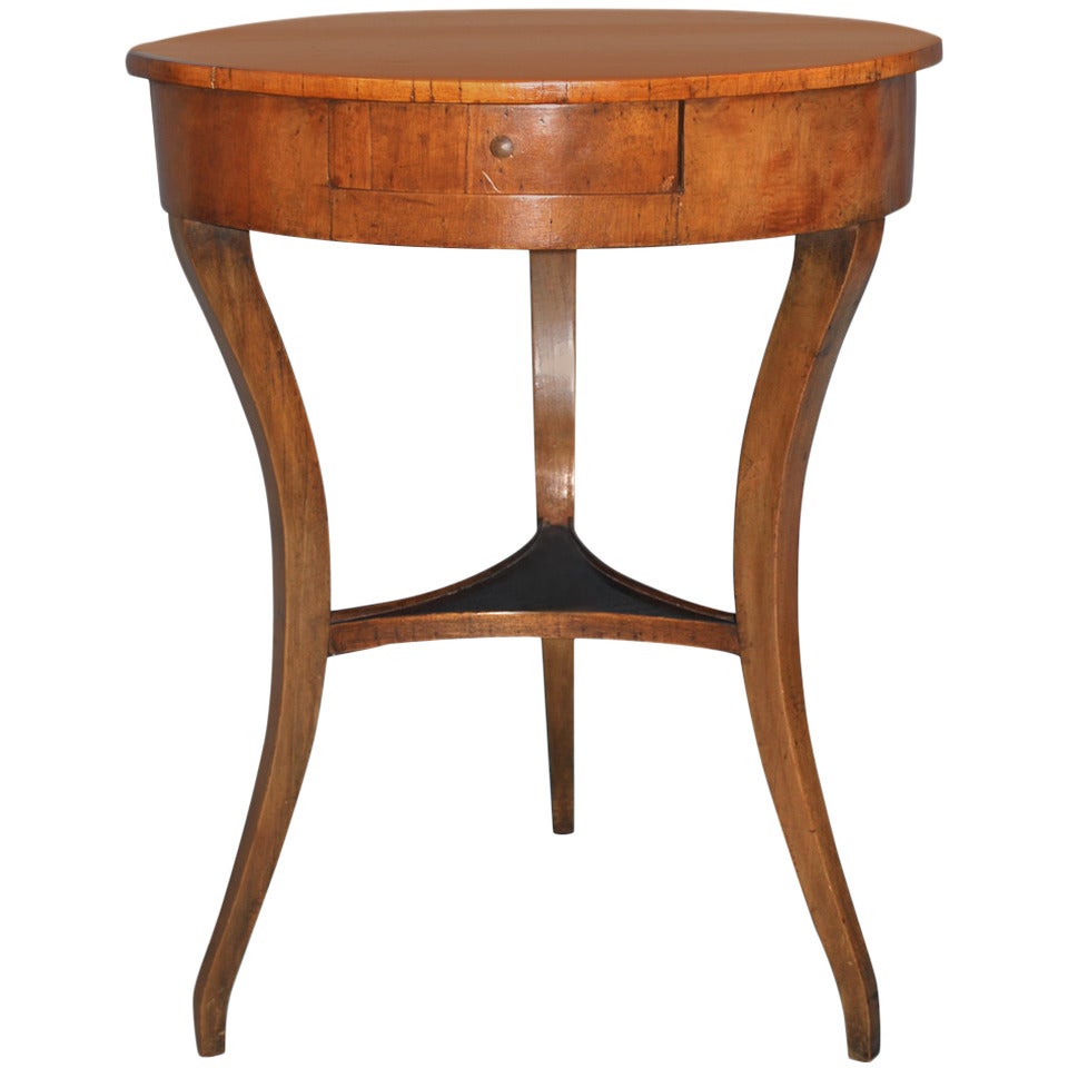 Biedermeier Round Side Table