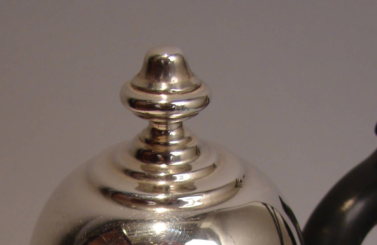 English Queen Anne Style Lighthouse Form Sterling Silver Coffee Pot