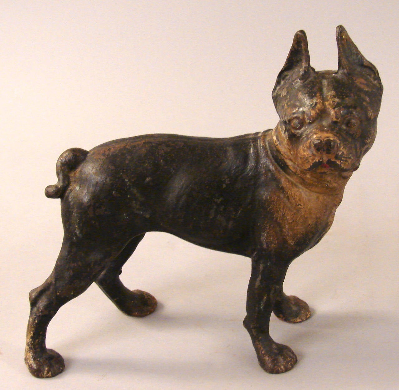 American Collection of Cast Iron Boston Terrier Doorstops and Banks