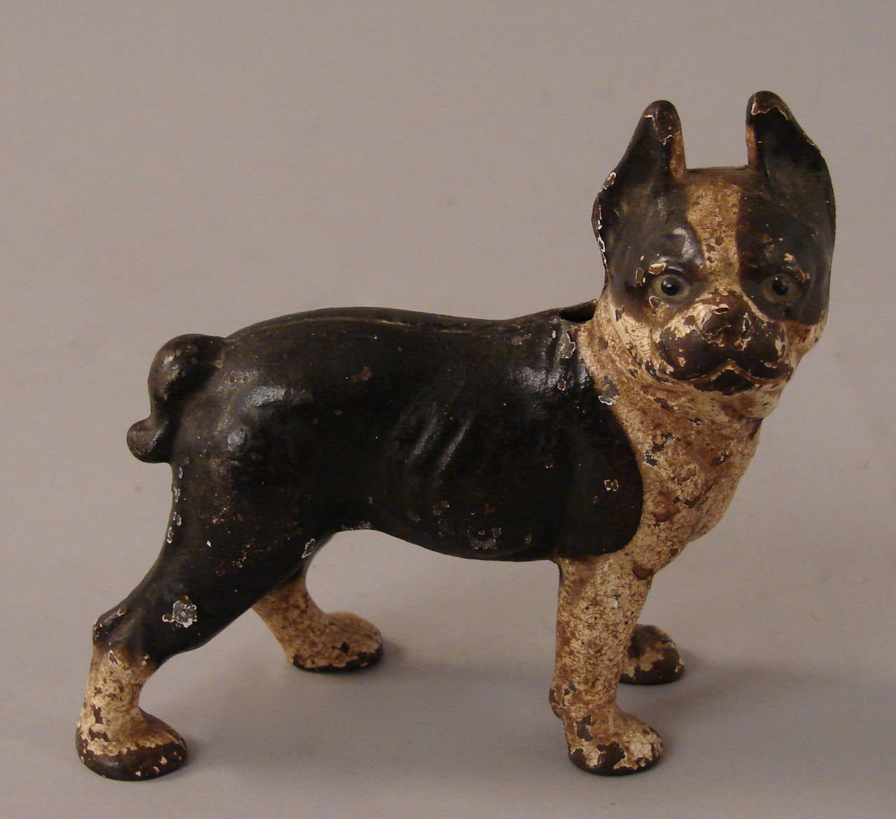 Collection of Cast Iron Boston Terrier Doorstops and Banks In Good Condition In San Francisco, CA