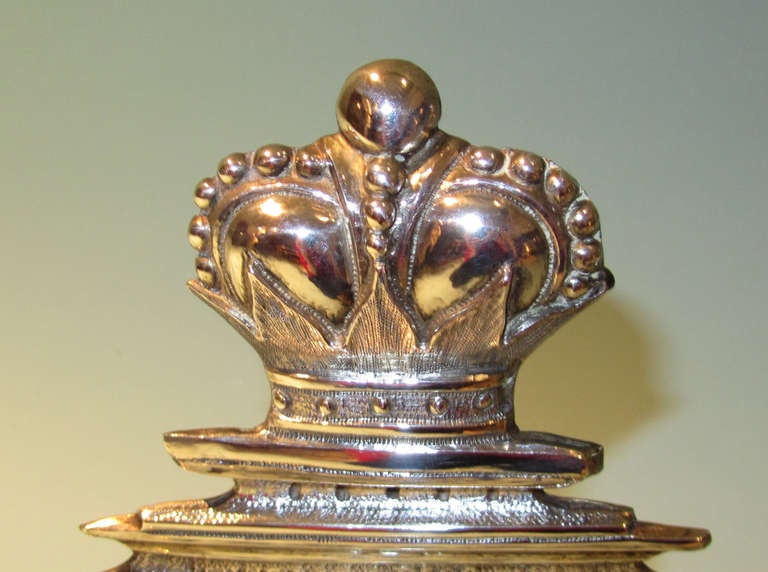 Baroque Revival Antique Eastern European Silver Hanukkah Lamp