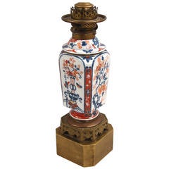 Chinese Imari Vase Now As Lamp 6