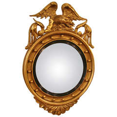 Regency Giltwood Bull's Eye Mirror