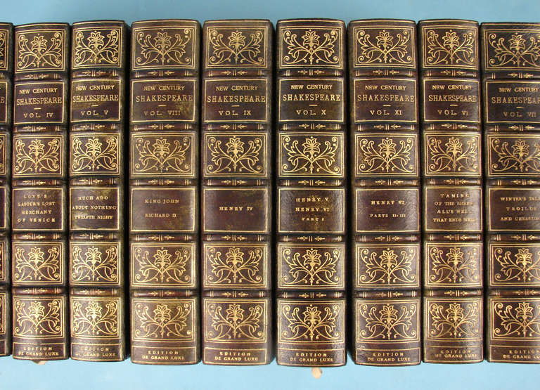 20th Century 24 Volumes The Edition Deluxe New Century Plays of Shakespeare
