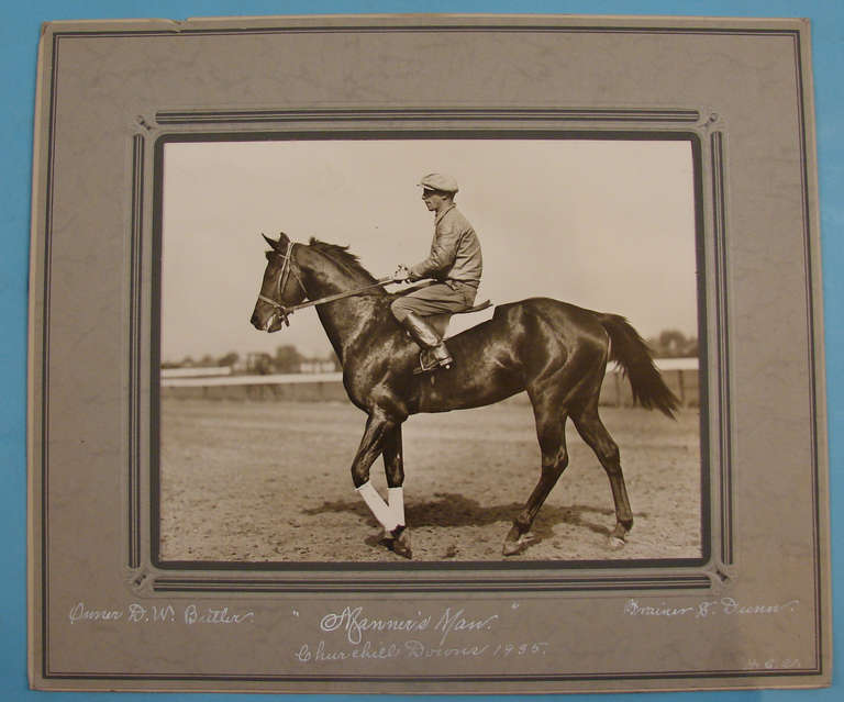 Interesting Group of Vintage Thoroughbred  Racing Images In Good Condition In San Francisco, CA