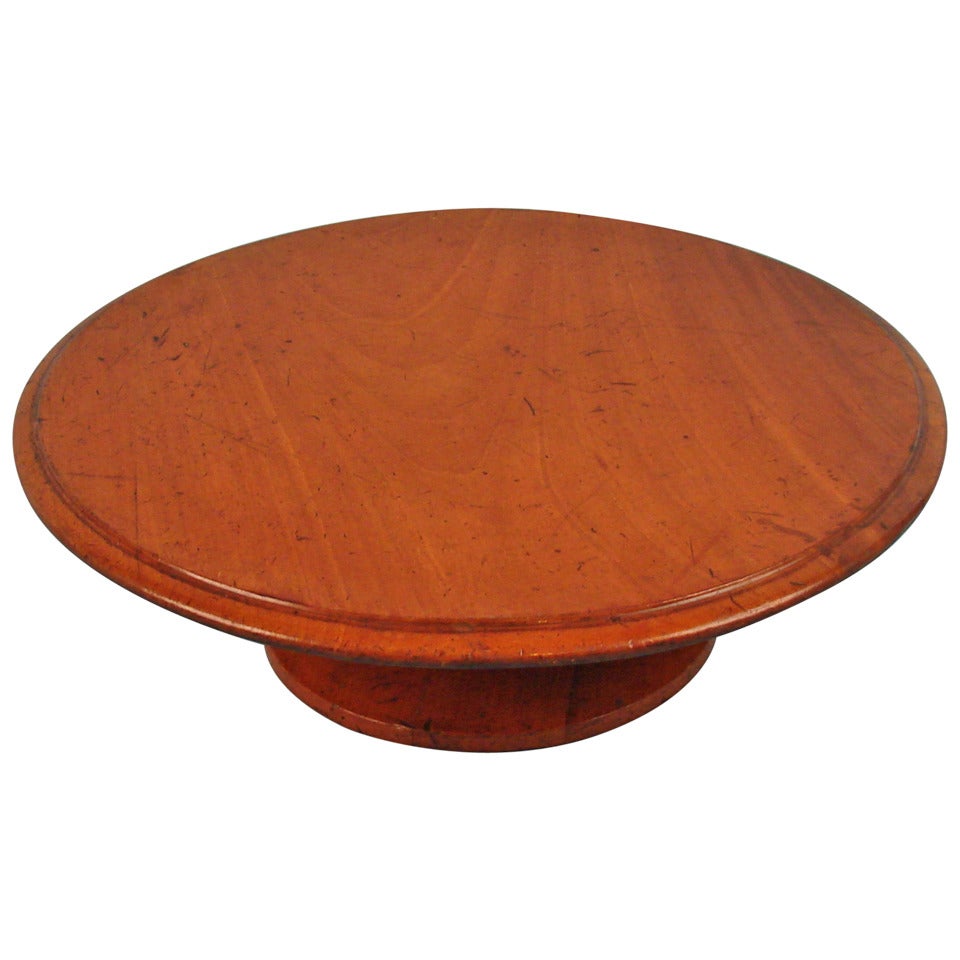 English Mahogany Lazy Susan