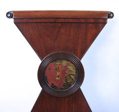 Pair of Regency Mahogany Hall Chairs