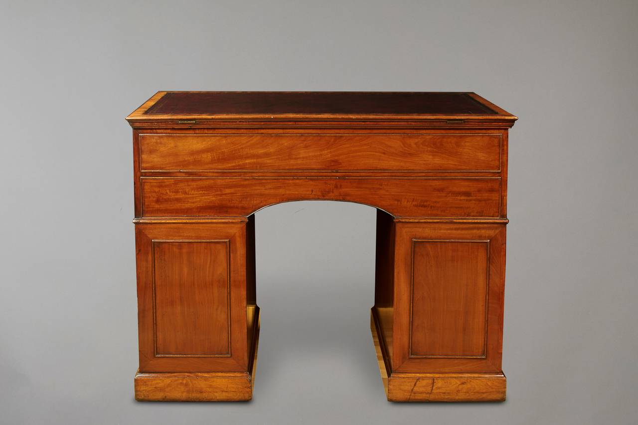 Regency Mahogany Architect's Desk Attributed to Gillows 1