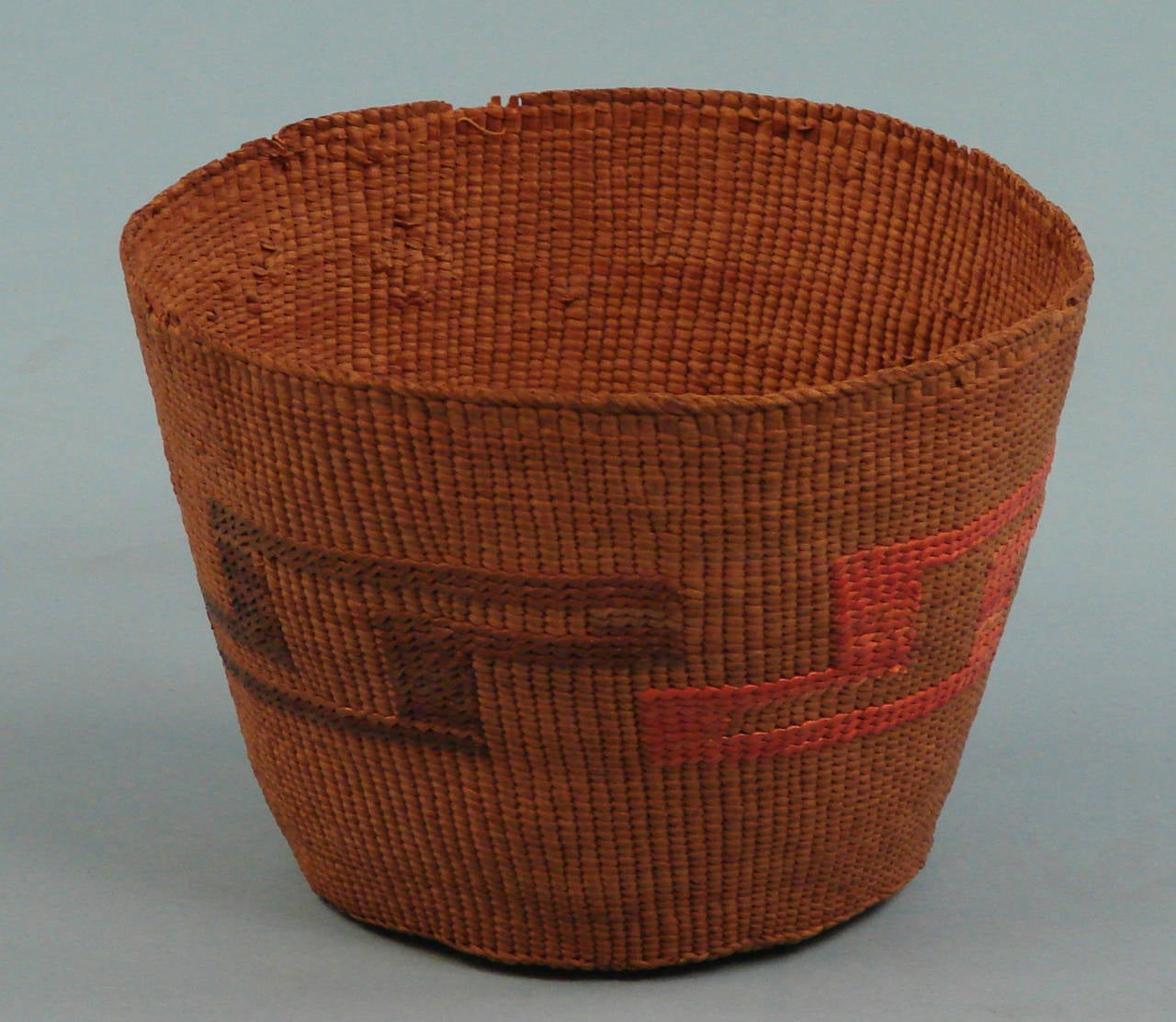 A collection of 8 Northern California native American baskets, represented are Pomo, Shasta and possibly Yurok tribes. From a prominent Northern California family. Circa 1880-1910. Generally very good condition.