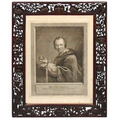 Antique Chinese Export Carved Frame