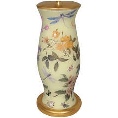 Contemporary Decalcomania Glass Lamp 12