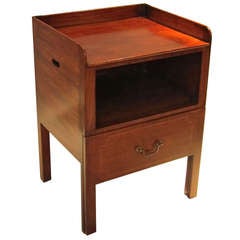 Regency Mahogany Bedside Cabinet