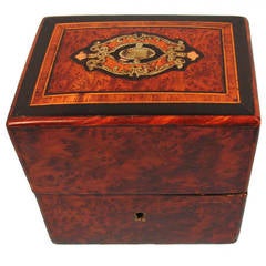 French Thuya Wood Inlaid Box