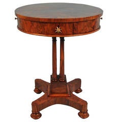 Fine Regency Burr Yew Wood Table