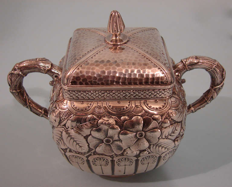American Rare Gorham Eglantine Pattern Sterling Tea and Coffee Set