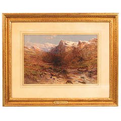 Watercolor and Gouache North Wales by Charles Branwhite (British1851-1929) 11