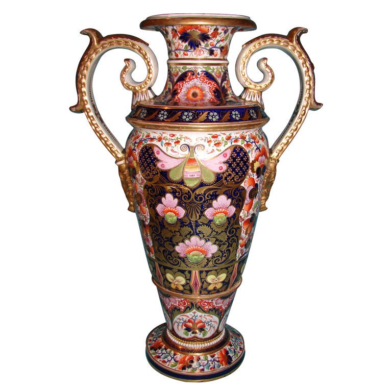 Tall English vase at 1stDibs