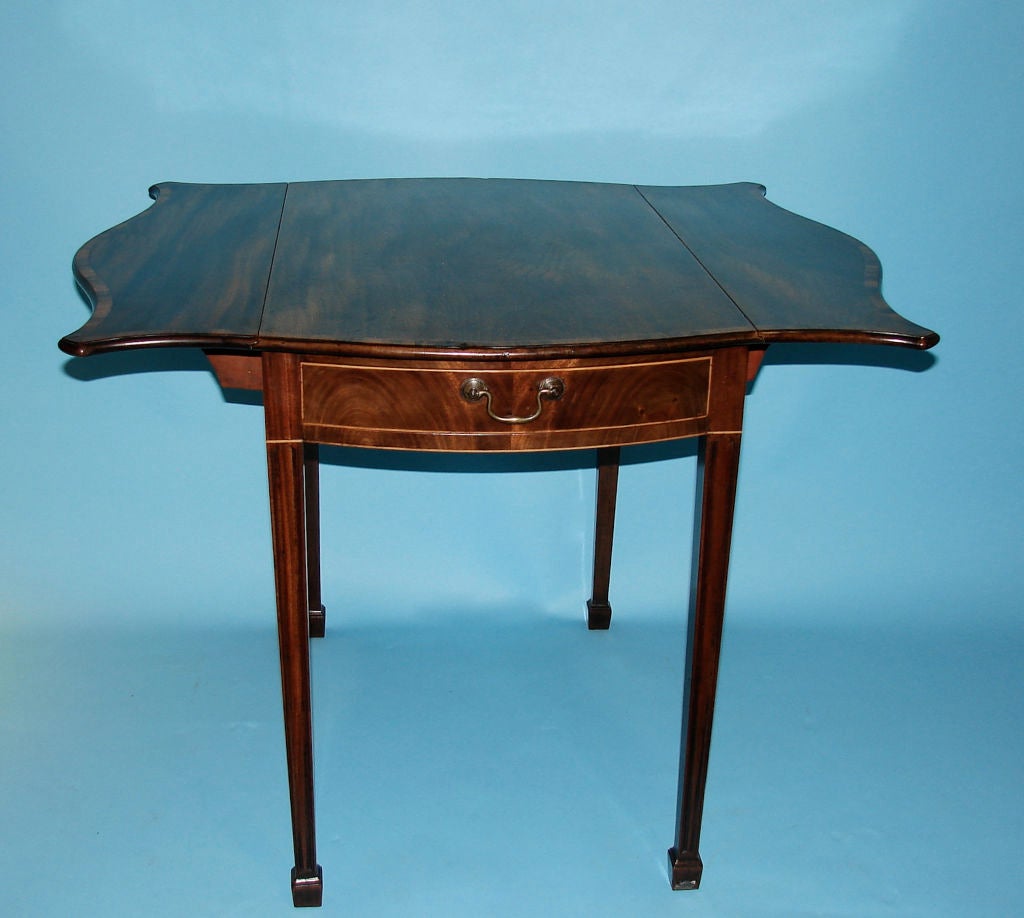 A fine English mahogany 