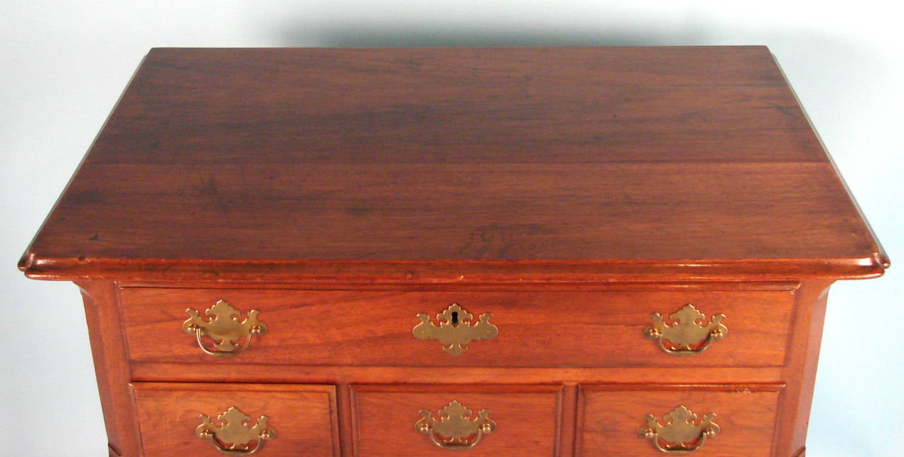 Mahogany American Chippendale Style Lowboy